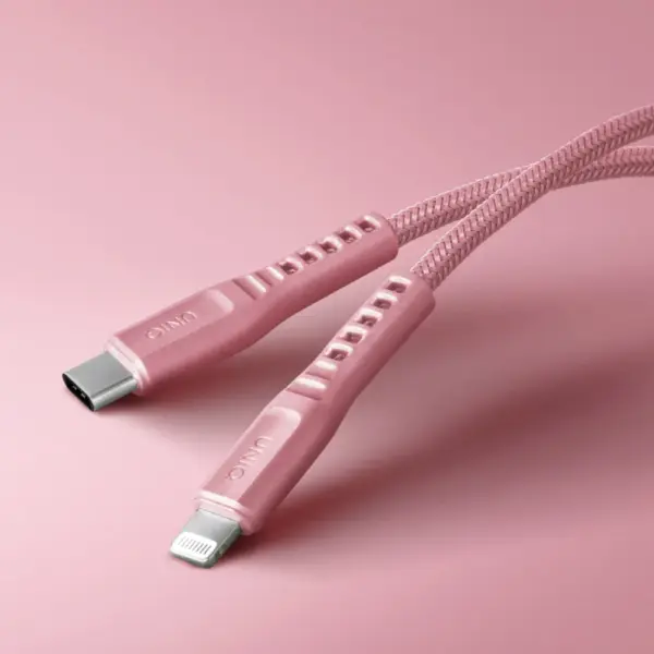 UNIQ USB-C TO LIGHTNING CABLE 18W | PINK